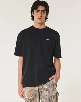 Плотная футболка Hollister