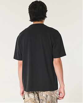 Плотная футболка Hollister