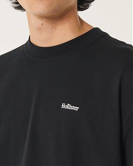 Плотная футболка Hollister