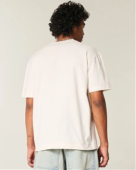 Плотная футболка Hollister
