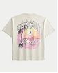 Мужская футболка Hollister светло-серого цвета с принтом Канкун Мексика из мягкого хлопка. Оригинальная модель 08173, бесплатная доставка и примерка по России