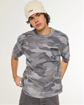 Плотная футболка Hollister