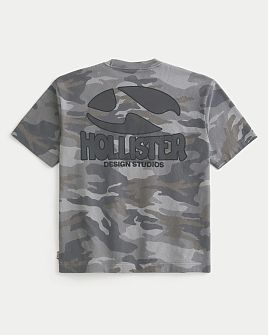 Плотная футболка Hollister