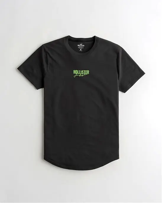 Moscow USA предлагает вам купить футболку Hollister черного цвета со светящейся надписью. Модель 05529. Доставка по России, Москве и области, самовывоз.