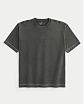 Мужская футболка Hollister из плотного хлопка с контрастной строчкой. Оригинальная модель 08165, бесплатная доставка и примерка по России