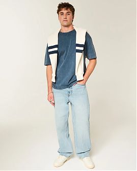 Плотная футболка Hollister