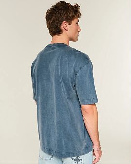 Плотная футболка Hollister