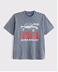Мужская футболка Abercrombie & Fitch с графикой Джип — миниатюра 1