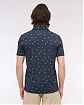 Мужское поло Abercrombie & Fitch синего цвета с принтом, дышащей тканью и защитой от солнца. Оригинальная модель 08184, бесплатная доставка и примерка по России.