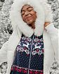 Женская кофта на молнии Hollister с норвежским узором и меховой отделкой капюшона. Оригинальная модель 08090, бесплатная доставка и примерка по России.