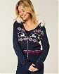 Женская кофта на молнии Hollister с норвежским узором и меховой отделкой капюшона. Оригинальная модель 08090, бесплатная доставка и примерка по России.