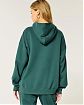 Женская толстовка с капюшоном Hollister зеленого цвета с графикой Telluride Colorado. Модель 07674. Подробное описание и цена товара. Бесплатная доставка по России, Москве и Области от Moscow USA