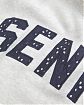 Женская толстовка Hollister с вышивкой Senior светло-серого цвета. Оригинальная модель 08088, бесплатная доставка и примерка по России.