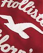 Женская толстовка Hollister на молнии с подкладкой Sherpa красного цвета. Оригинальная модель, бесплатная доставка и примерка по России.