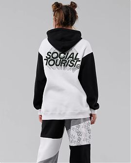 Женская толстовка Social Tourist Oversized