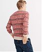 Moscow USA предлагает Вам купить мужской красный свитер 80% шерсти Abercrombie Fitch. Модель 02858. Доставка по России, Москве и области, самовывоз.