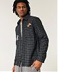 Moscow USA предлагает вам купить байковую рубашку Hollister темно-серого цвета с принтом Тома и Джерри. Модель 07697. Доставка по России, Москве и области, самовывоз