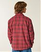 Мужская фланелевая рубашка-куртка Hollister красного цвета в клетку с теплой подкладкой. Оригинальная модель 08133, бесплатная доставка и примерка по России.