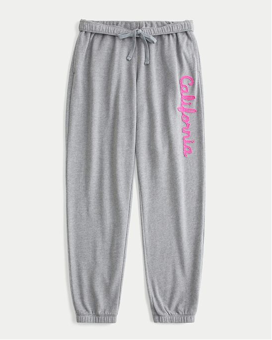 Женские джоггеры Hollister California серые