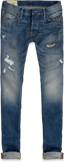 Посмотрите качество мужских джинс Abercrombie и Hollister